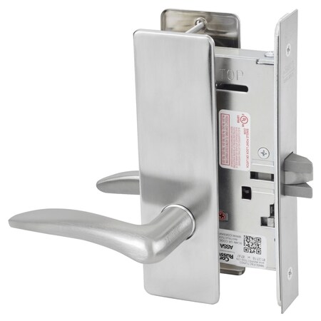 Corbin Russwin Passage or Closet Mortise Lock, DS Lever, M Escutcheon, Satin Chrome ML2010 DSM 626 RH